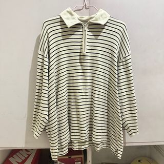 Half-zip Stripes Sweater