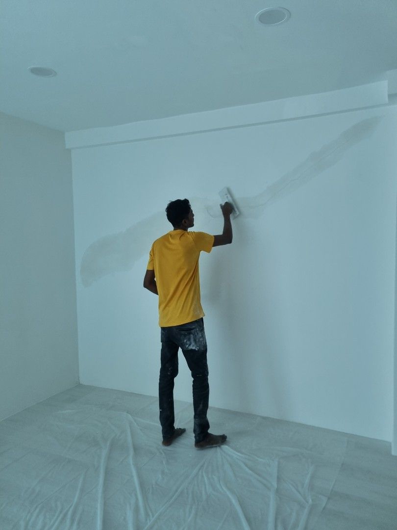 Hdb plastering/ condo plastering/ exterior plastering/ interior plastering/ whole house plastering/ cement screeding/ self leveling/ Commercial plastering partition wall plastering62853070512898110