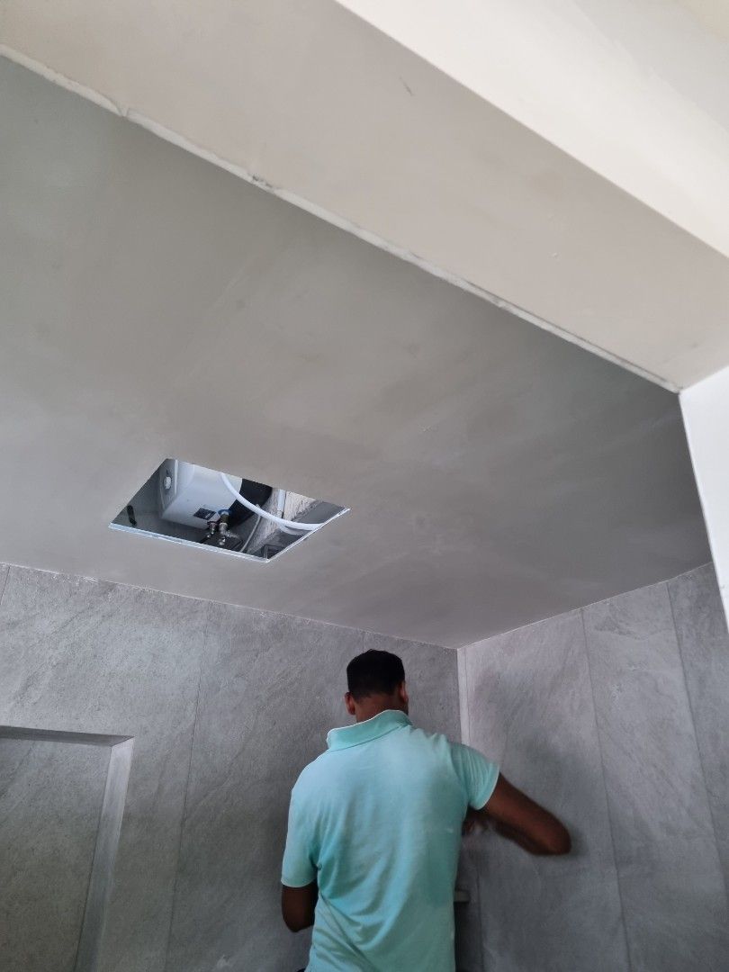 Hdb plastering/ condo plastering/ exterior plastering/ interior plastering/ whole house plastering/ cement screeding/ self leveling/ Commercial plastering partition wall plastering62853070512898112