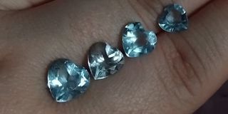 Heart gemstones