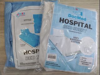 HOSPITAL BED SHEET- AVAILABLE IN POWDER BLUE AND WHITE