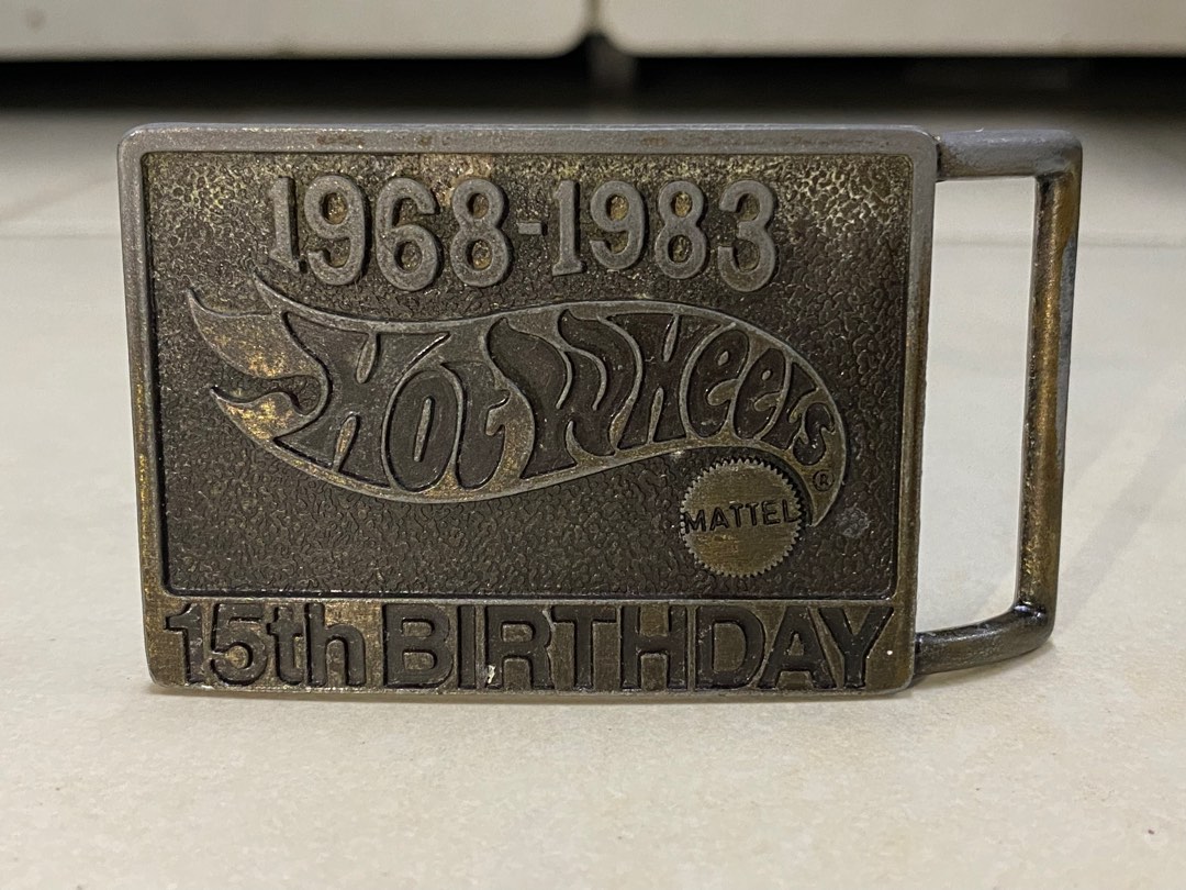 Hot wheels vintage belt buckle