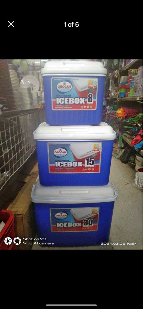 Ice Box cooler 👣👣👣❄️🥶🥶🧊 (Category: Gift Baskets & Hampers) located in Manila. Submitted by kellychz (Listing ID 1296268171, Image 2). Description: ICE BOX COOLER SALE SALE SALE BRAND NEW ON HAND MURANG MURA KUNIN MO NA BOSS COD / GCASH.