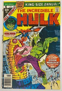Incredible Hulk Annual #6 VINTAGE 1977 1st Ayesha