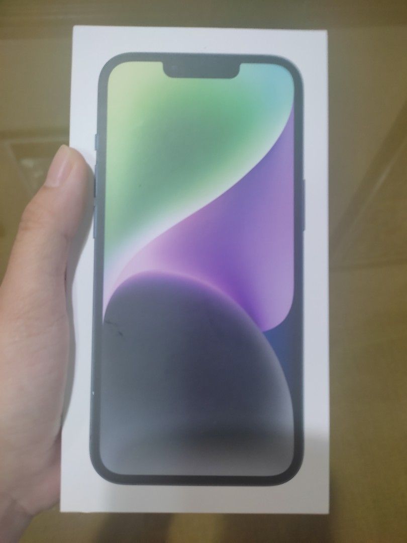 iPhone 14 128GB (Category: iPhone 14 Series) located in Angeles City. Submitted by byngacct (Listing ID 1296358608, Image 1). Description: IPhone 14 128GB Midnight Under warranty until March 2025 Local variant 100% battery health With receipt, original box & cord P40,000 Negotiable Meet up: Pampanga.