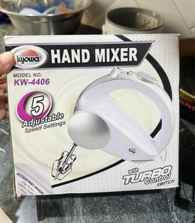 Hand Mixer - KYOWA 5 adjustable settings with turbo control switch