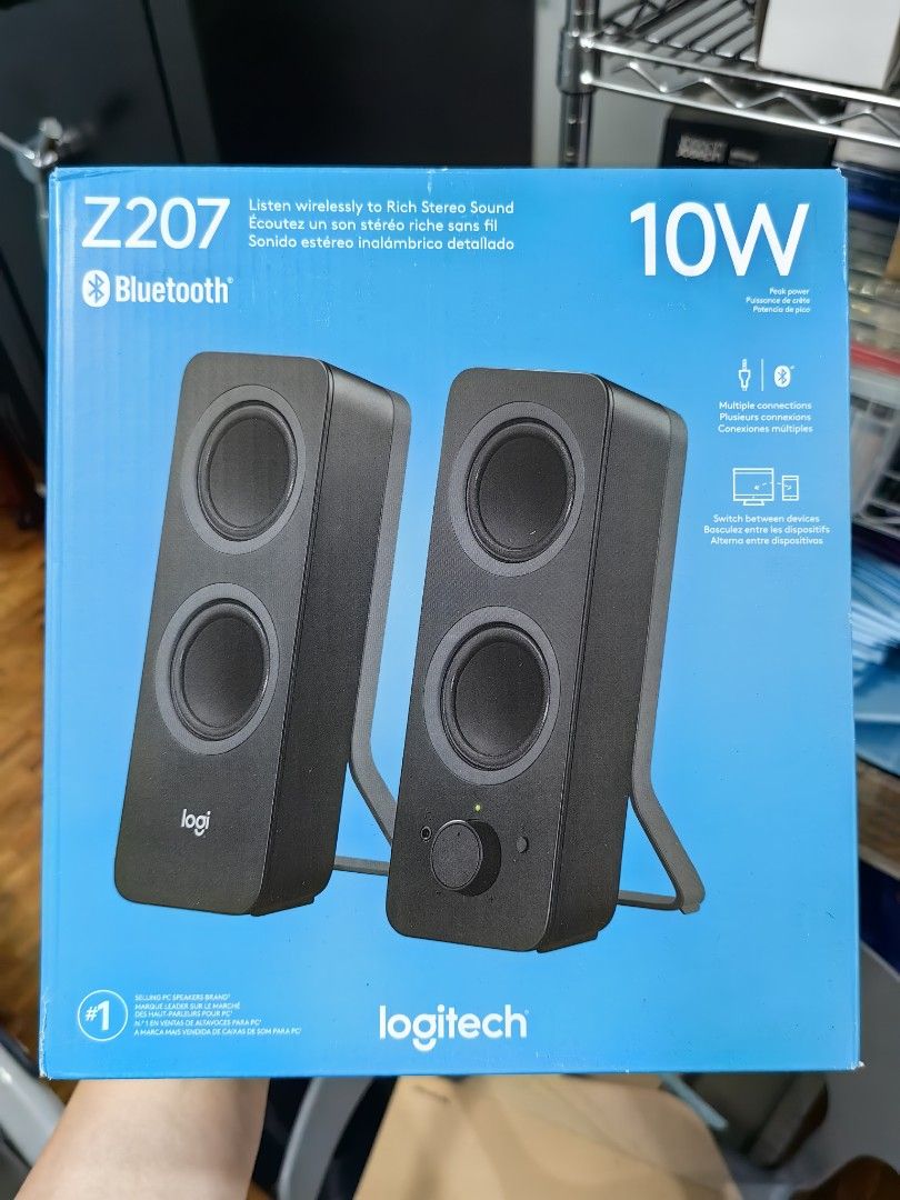 Logitech Z207 Bluetooth Speakers (Category: Soundbars, Speakers & Amplifiers) located in Quezon City. Submitted by --ro-- (Listing ID 1296278766, Image 1). Description: Logitech Z207 Bluetooth Speakers Slightly used no box - 3,990 Brandnew and sealed - 6,500 Pickup: New Manila, QC.
