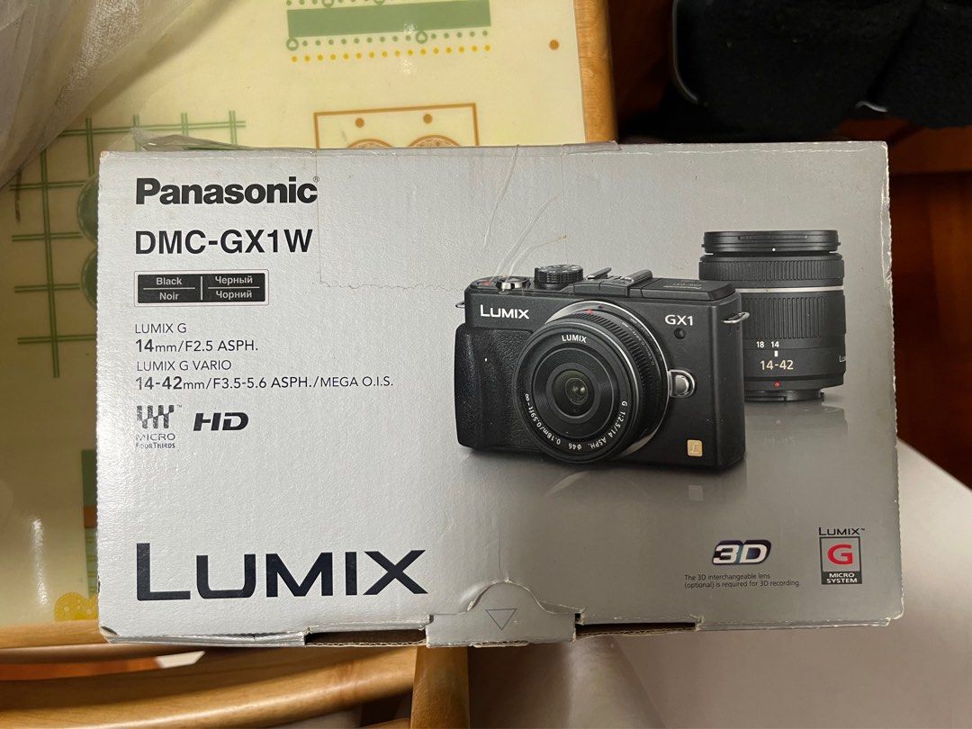 Panasonic DMC−GX1 DMC-GX1W-K+望遠レンズ - デジタルカメラ