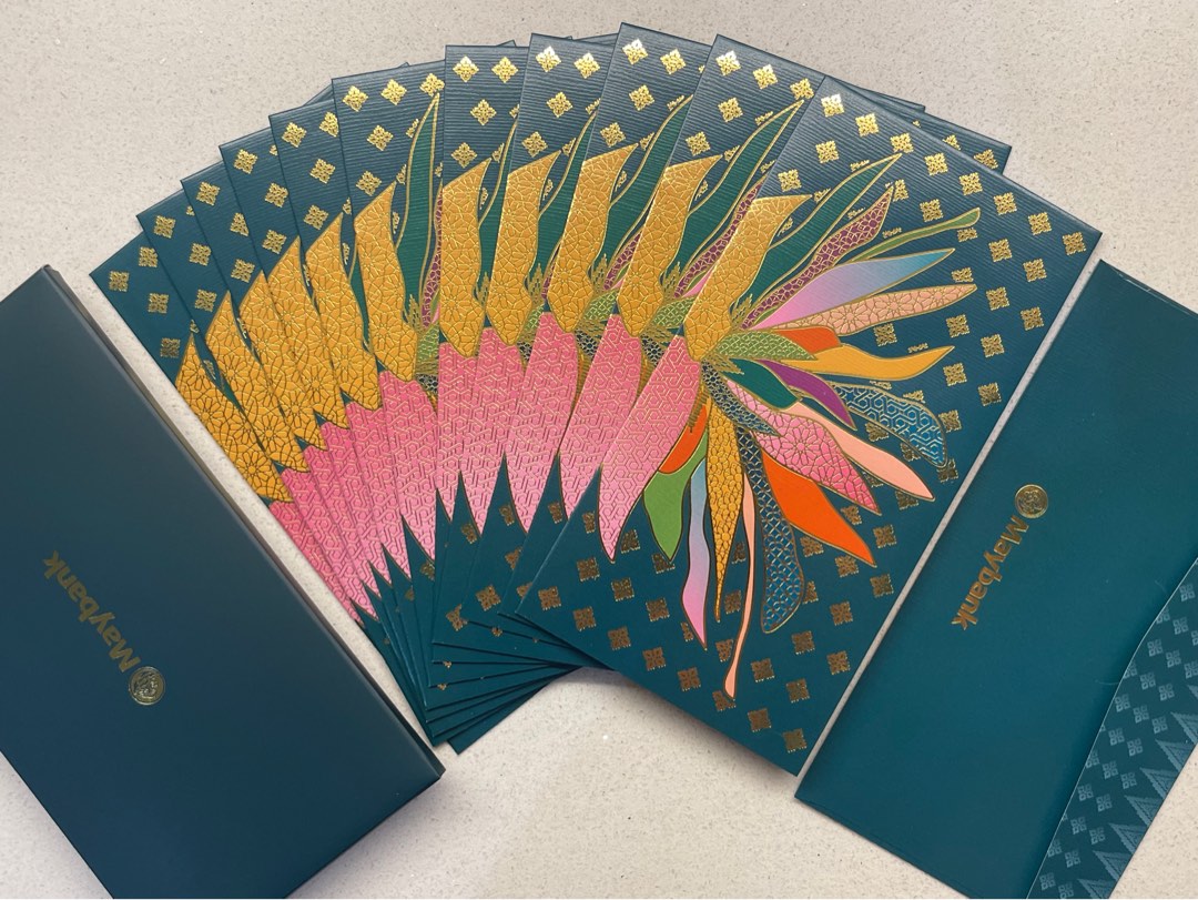 [sold] Maybank Premium Sampul Raya 2024 / 12 pieces + Box / SDR ...