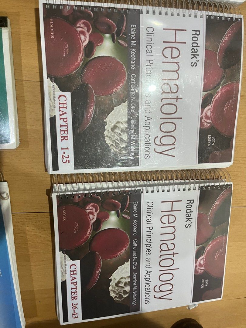 Medtech books (Category: Textbooks) located in Pasig City. Submitted by shopbym (Listing ID 1296327514, Image 3). Description: pre-loved medtech books(1600 if take all) ~mint condition with minimal annotations ~used not abused // 1600 if take all 📌BB Harmening (7th Ed) - 400 📌Rodaks Hematology (6th Ed) - 700 📌AUBF Strasinger (6th) - 250 📌IS Stevens (4th Ed) - 400 loc: pasig.