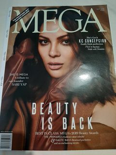 Mega Fashion Magazine Oct 2019 KC Concepcion Heart Evangelista Escudero Richard Juan