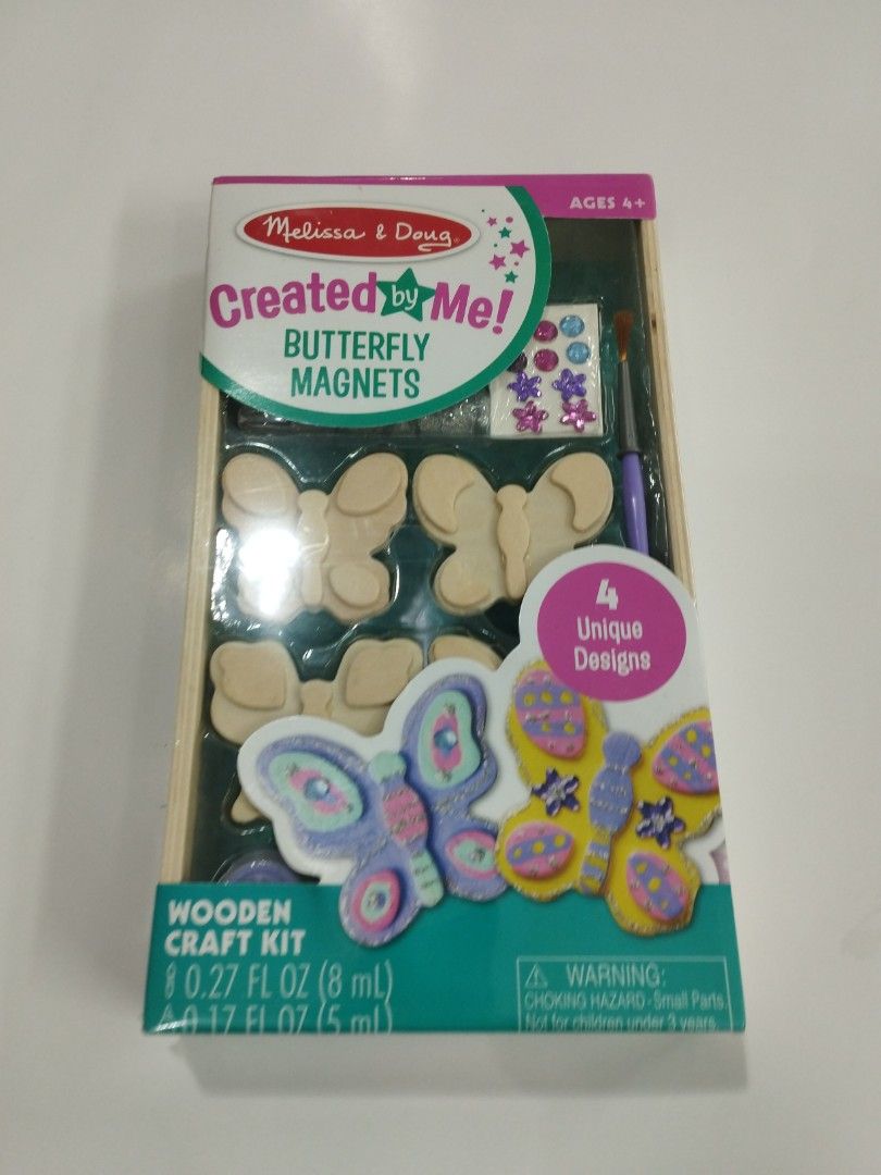 Melissa Doug Created By Me Butterfly Magnets Hobbies Toys Toys Games on Carousell