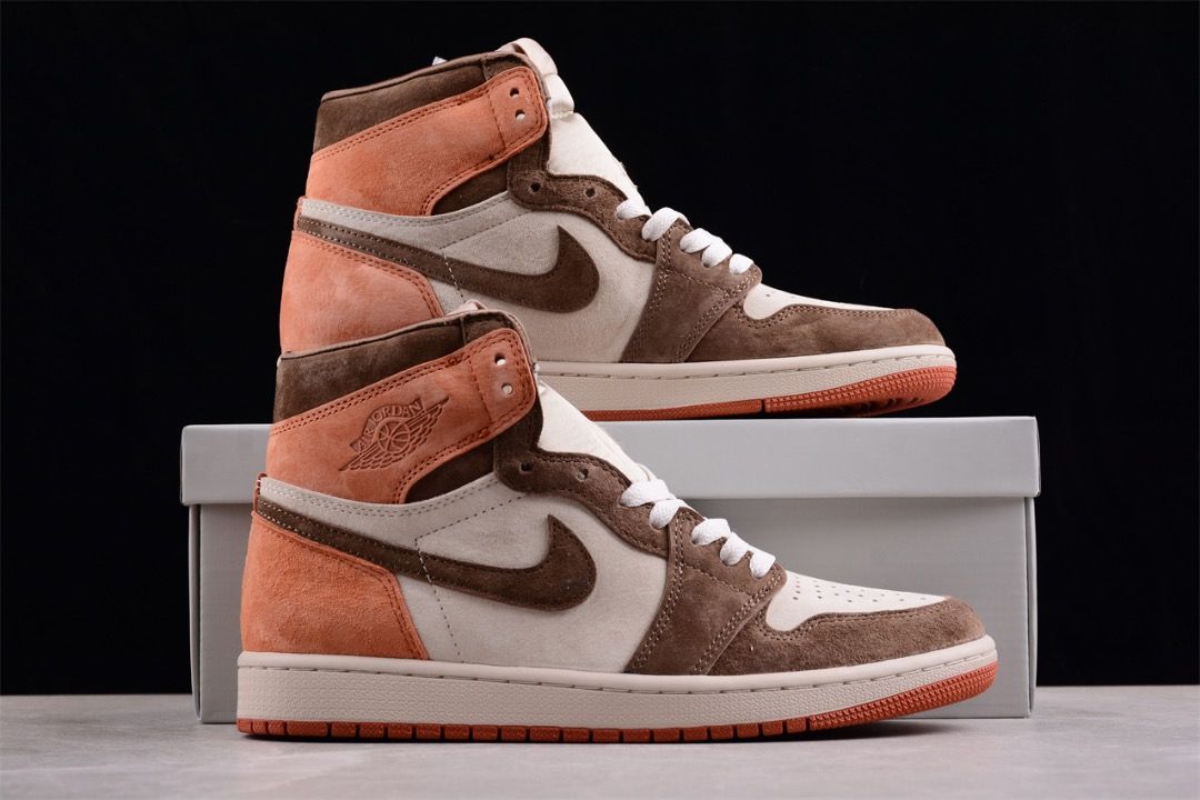NIKE Air Jordan 1 Retro High OG Dusted Clay Cacao Wow shoes Euro 36 47.5