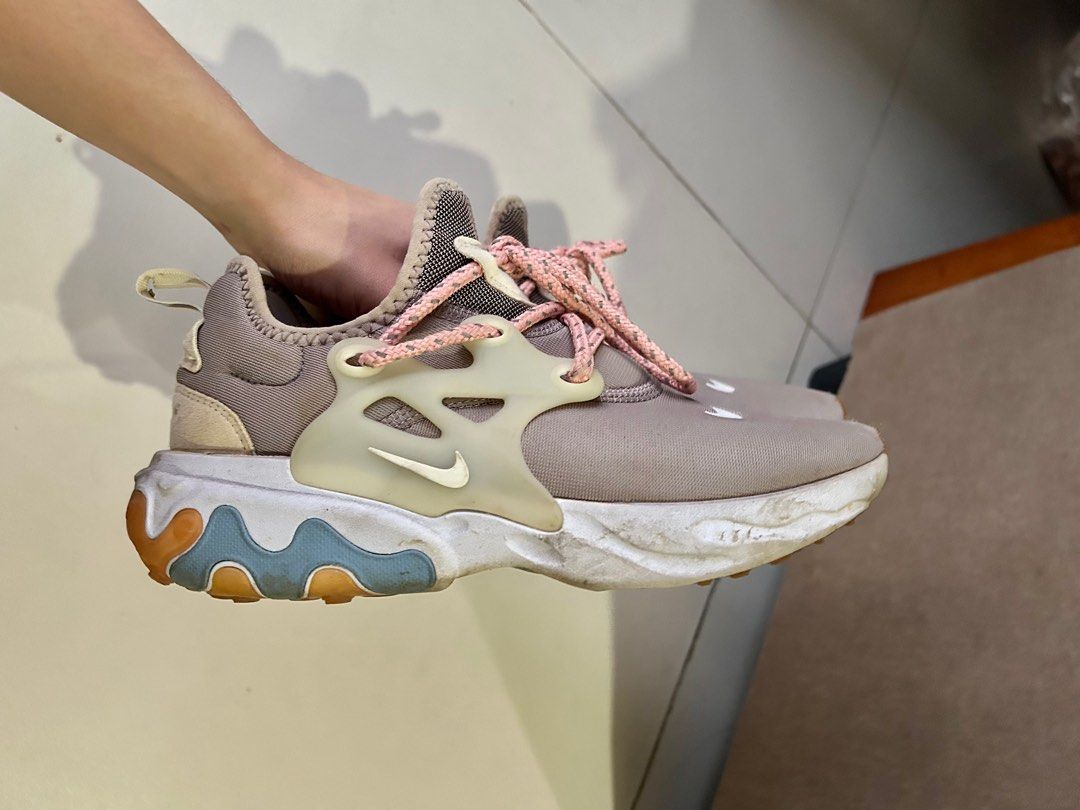 Women's react presto shoes - pumice/white coral cheap