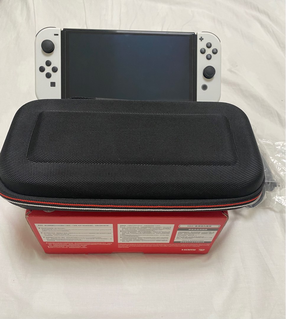 UNBOXING NINTENDO SWITCH OLED WHITE visual data 8