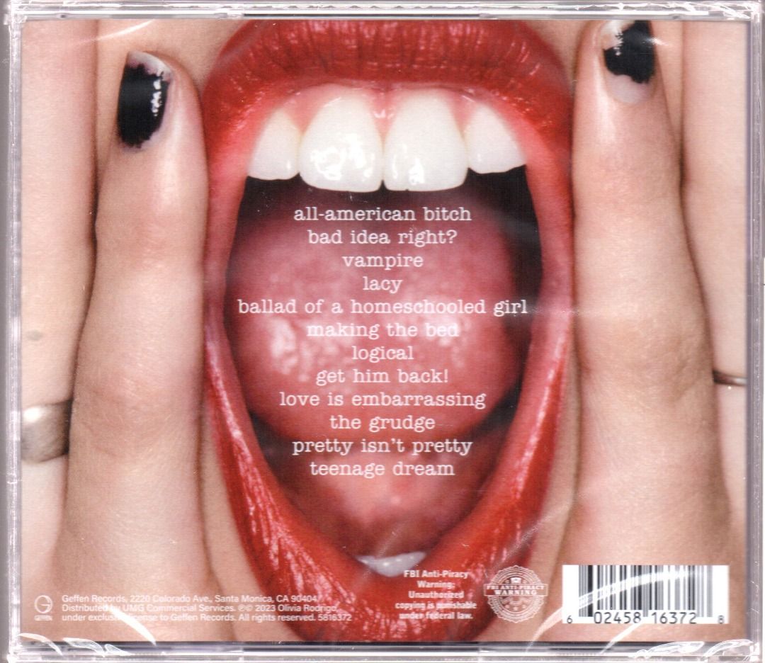 Olivia Rodrigo - Guts CD, Hobbies & Toys, Music & Media, CDs & DVDs on ...