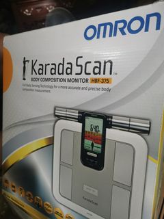 Omron HBF-375 Digital Karada Scan Body Composition Monitor Weighing Weight Scale