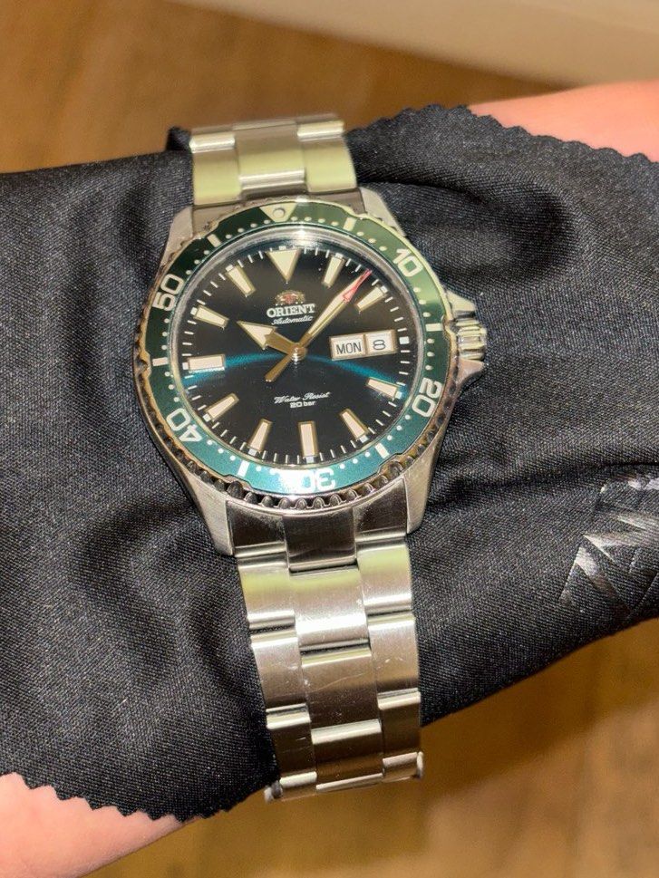 Orient mako 3 green cheap