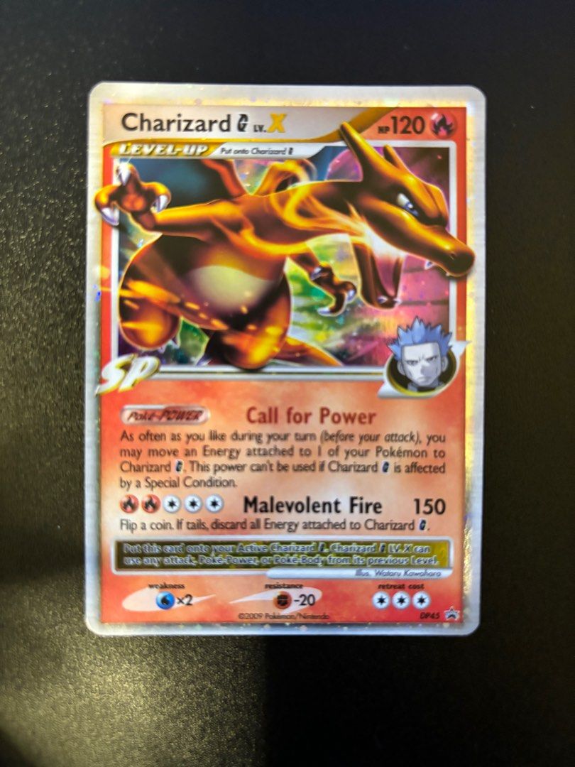Pokemon card - 2007 D&P black star promo Charizard G lv.X, Hobbies & Toys,  Memorabilia & Collectibles, Vintage Collectibles on Carousell