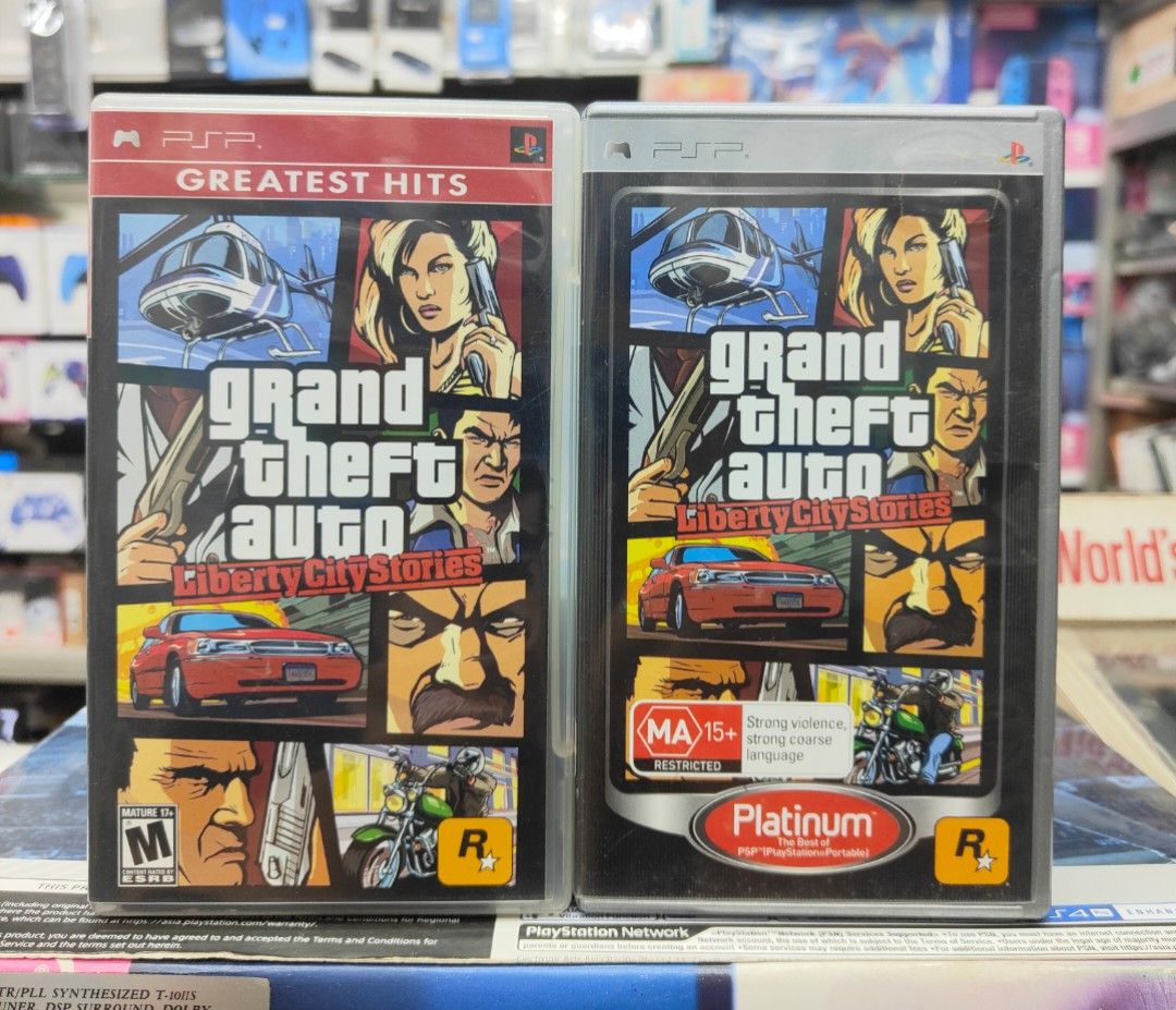 PSP Grand Theft Auto Liberty City Stories, Video Gaming, Video Games,  PlayStation on Carousell