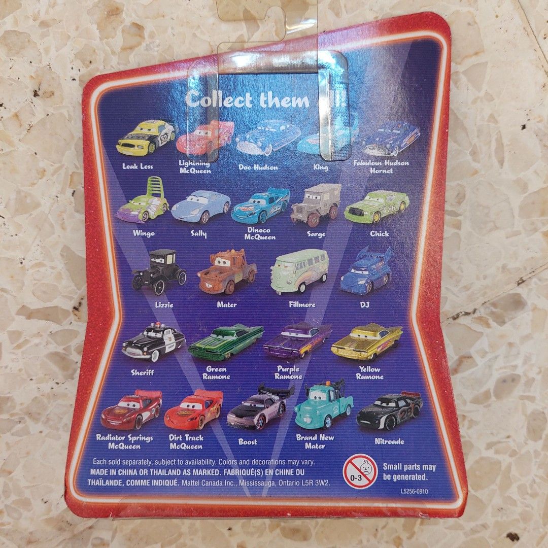RARE Disney Pixar Cars Lizzie Ford Supercharged Series Mattel black ...