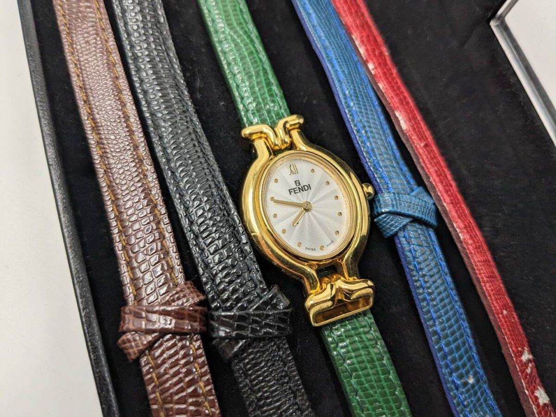 Rare Fendi 640L Watch with replacement belt