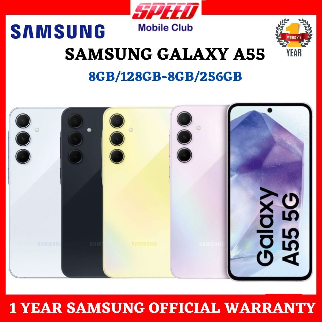 smartfon samsung galaxy a55 8 gb 128 gb 5g fioletowy