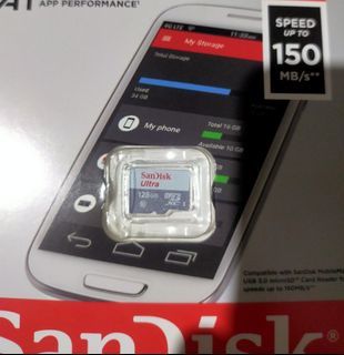 Original Sandisk micro sd 128gb