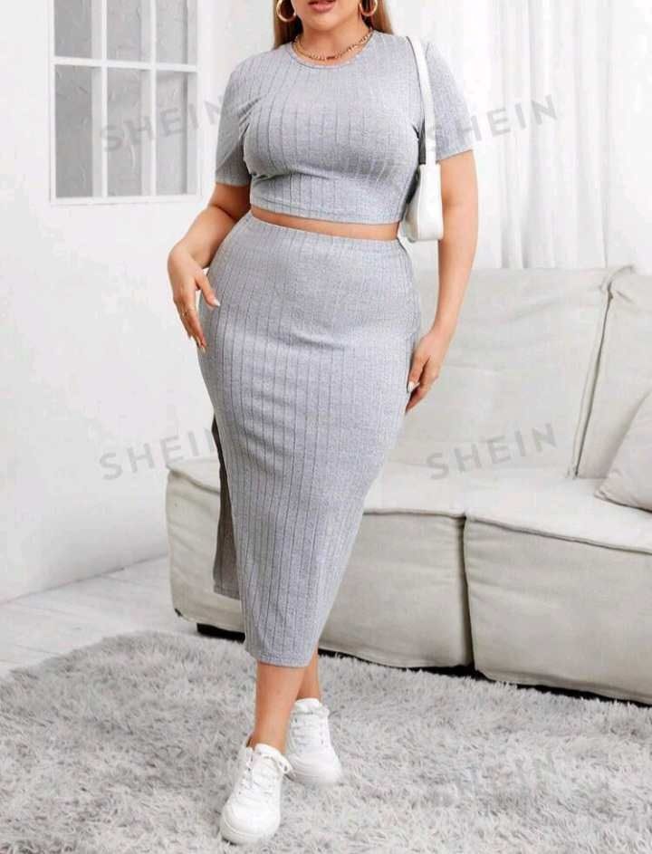 Crop top with skirt 4xl hotsell