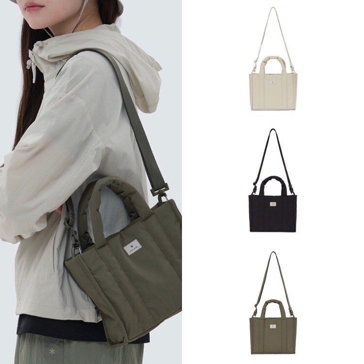 韓國Snow Peak最新Softwill Middle Tote Bag, 女裝, 手袋及銀包