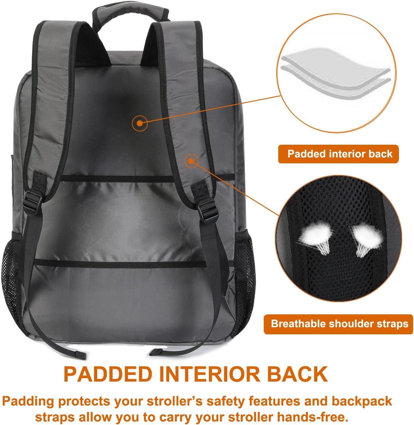 Stroller Travel Bag Compatible with GB Pockit and GB Pockit Air Plus All Terrain Lightweight Stroller Travel Backpack for Airplane Grey Babies Kids Going Out Strollers on Carousell