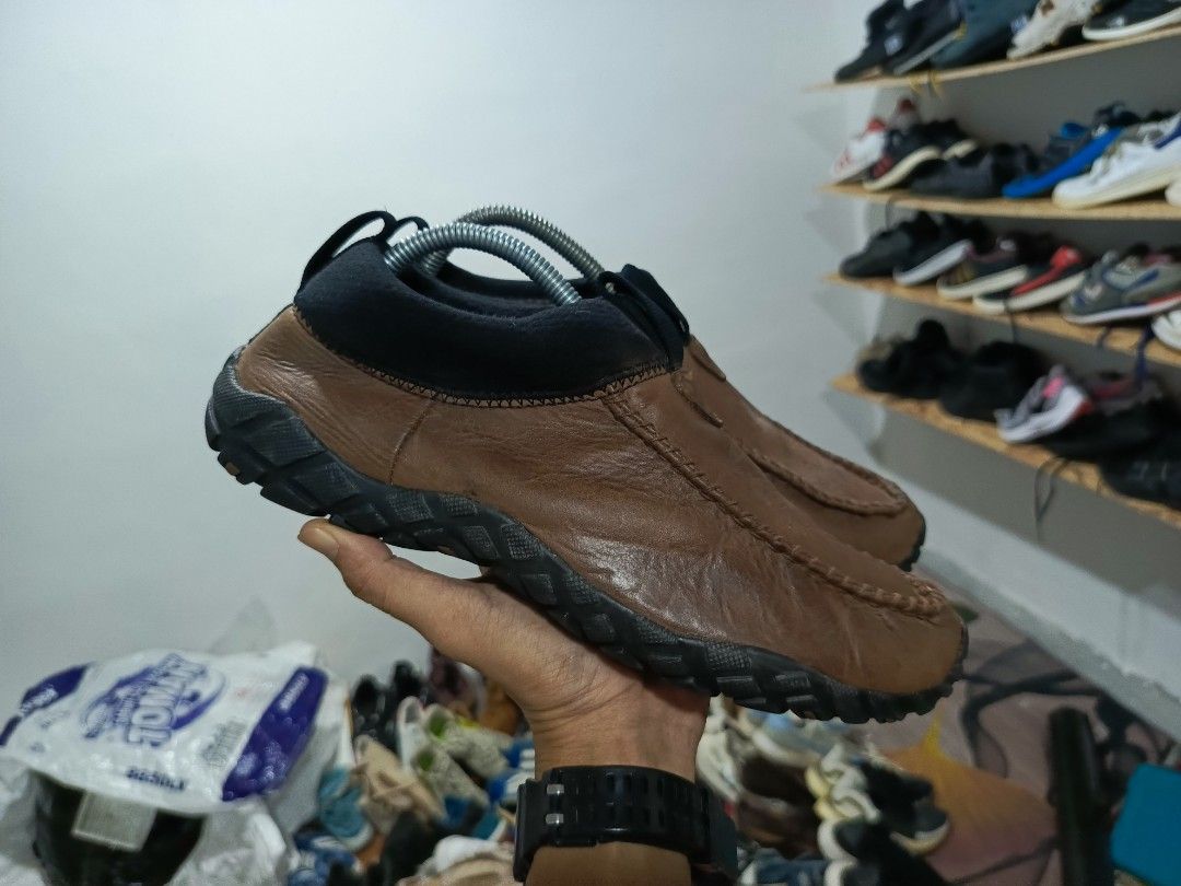 Teva leather slip on sale