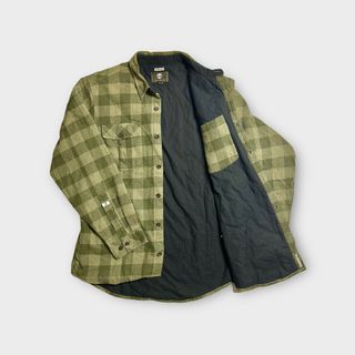 Timberland Moss Green Flannel Jacket