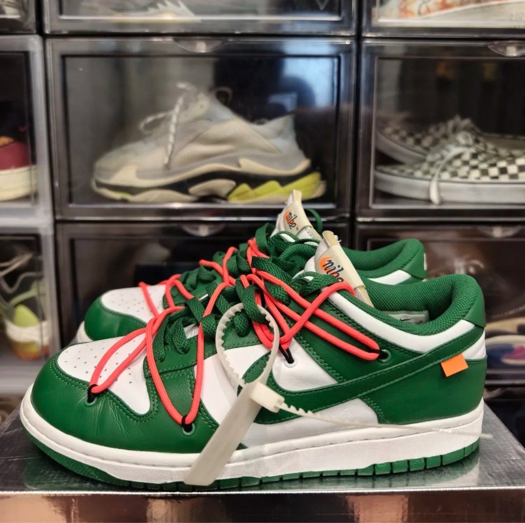US10 Nike Dunk Low x Off-White™ Pine Green