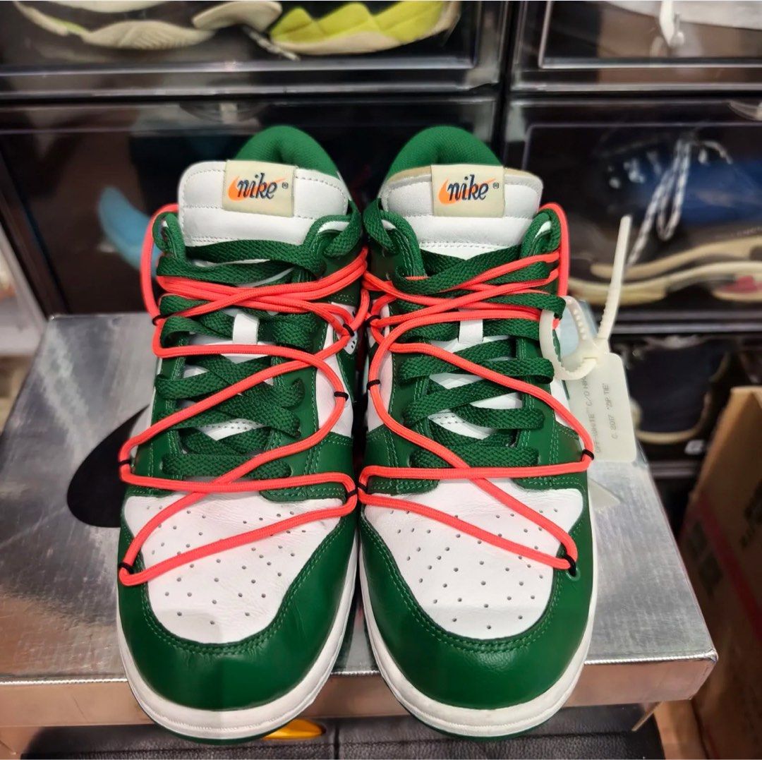 US10 Nike Dunk Low x Off-White™ Pine Green