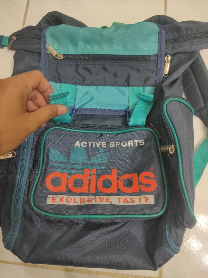 Vintage Adidas backpack by ACE, Men's Fashion, Bags, Backpacks on Carousell