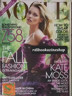 Vogue (US) Magazine/ Kate Moss/ September 2011