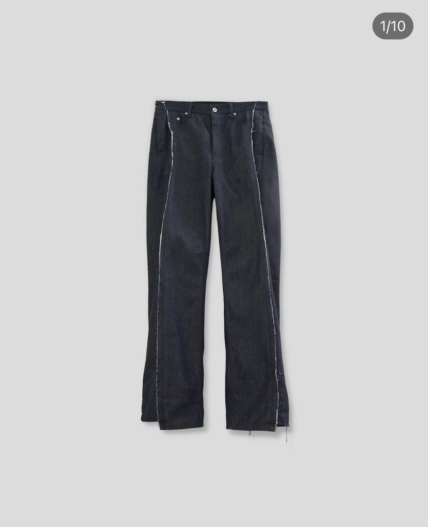 Vujade AMALIA STRAIGHT-LEG RAW DENIM IN INDIGO (Size S), 男裝, 褲