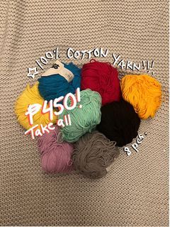 100% cotton yarn bundle!!