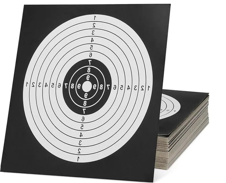 14cm Practice Cardboard Target Sheets 100pc 練靶 紙板靶100張, 運動產品, 其他運動配件 ...