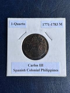 1-Quarto Carlos III Spanish Colonial - no date