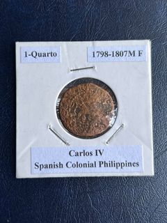 1-Quarto Carlos III Spanish Colonial - no date