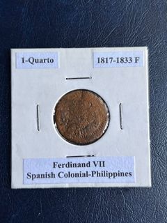 1-Quarto Ferdinand VII Spanish Colonial - no date
