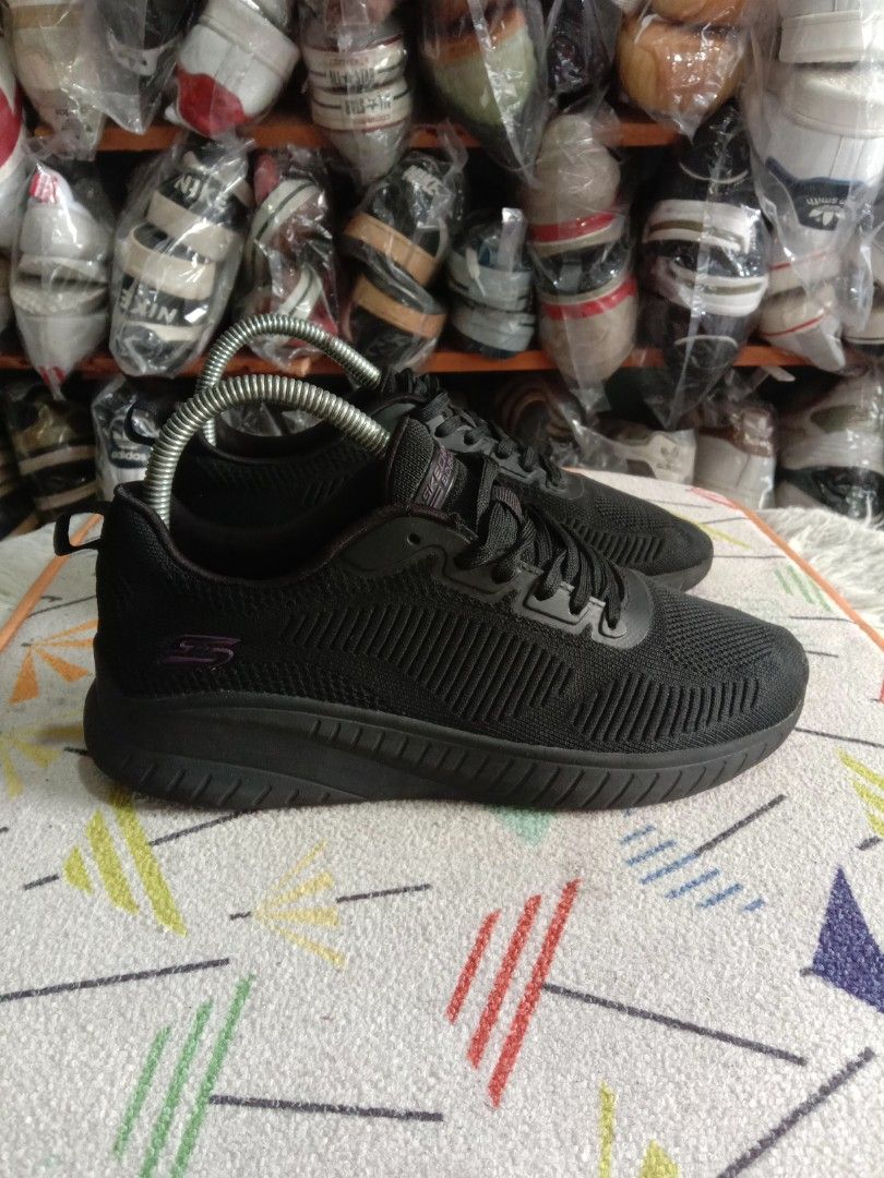 4.5 uk skechers all black 24.5 cm free postage sm