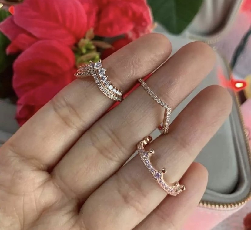 Pandora princess ring sale clearance