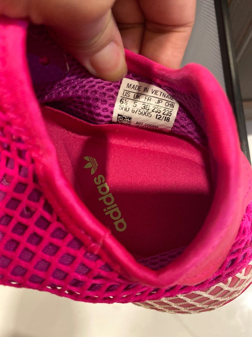 Adidas deerupt hot pink Women s Fashion Footwear Sneakers on Carousell