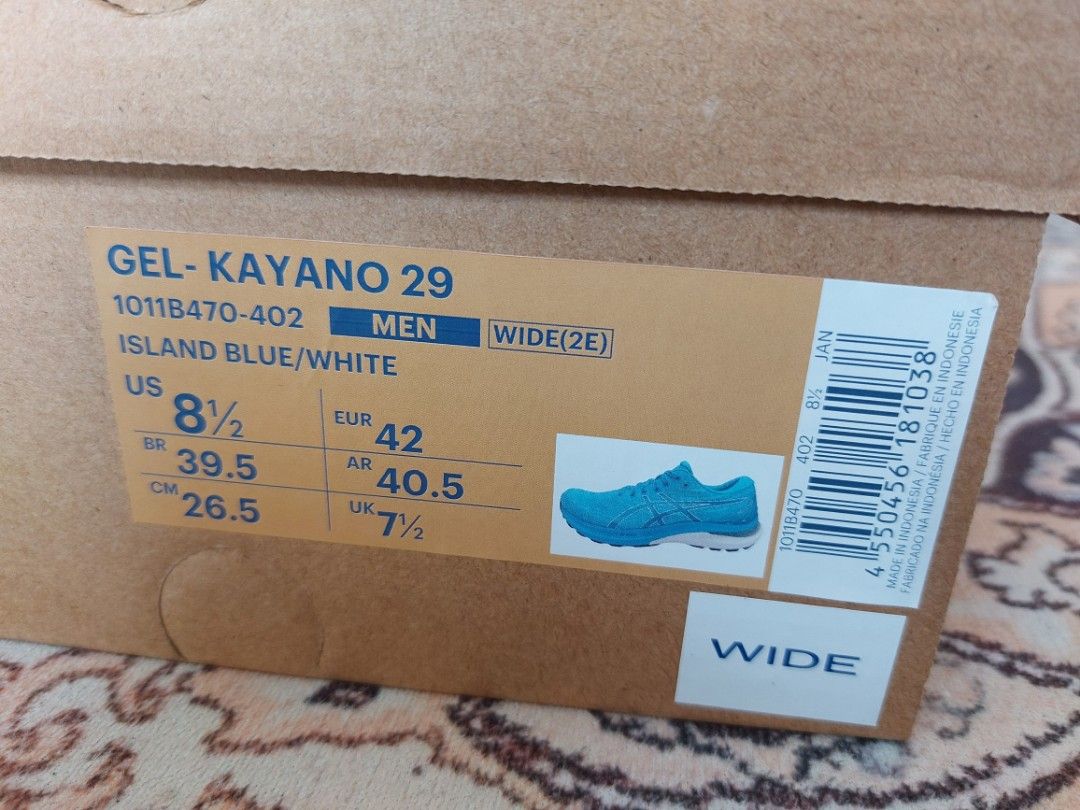 kayano 2e width