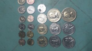 Assorted Philippine coins