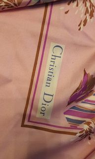 Authentic christian dior silk scarf