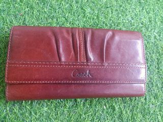 Authentic Coach Trifold Wallet
